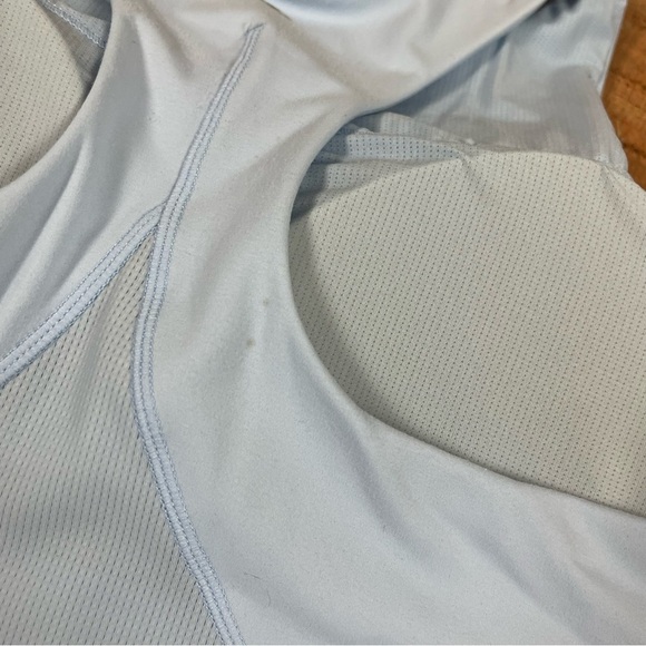 SheIn Large Buttery Soft High Neck Support Mesh Panel Yoga Sports Bra Pastel - Picture 4 of 7